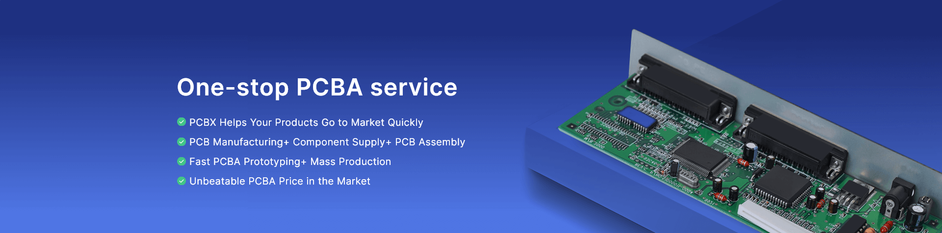 One-stop PCBA service -PCBX